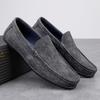 Mode Neue Slipper Herren Handgefertigt Echtes Leder Freizeitschuhe Business Herren Fahr-Flats Weiche Slipper Bequeme Herren Mokassins