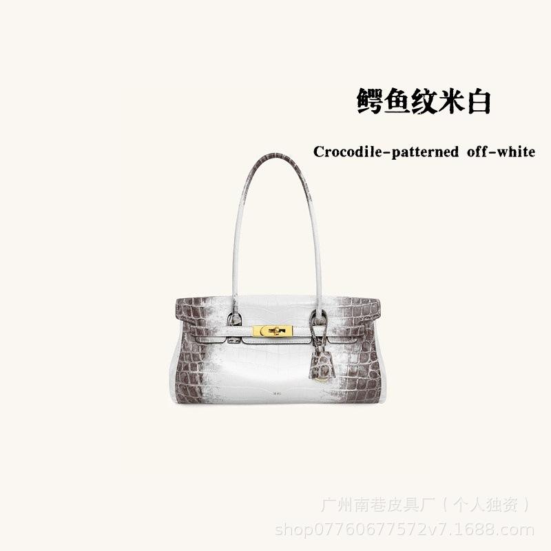 Borsa da lavoro da donna nuova borsa portatile a spalla/sottobraccio design di nicchia borsa baguette