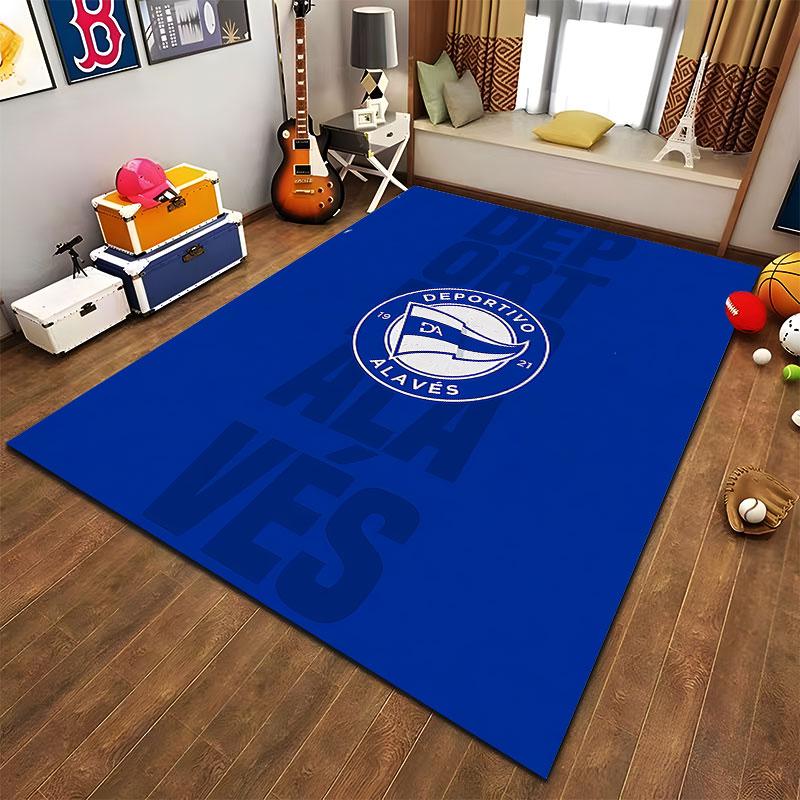 Deportivo Alavés Blue Carpet suitable as a non-slip mat for the living room or bedroom sofa