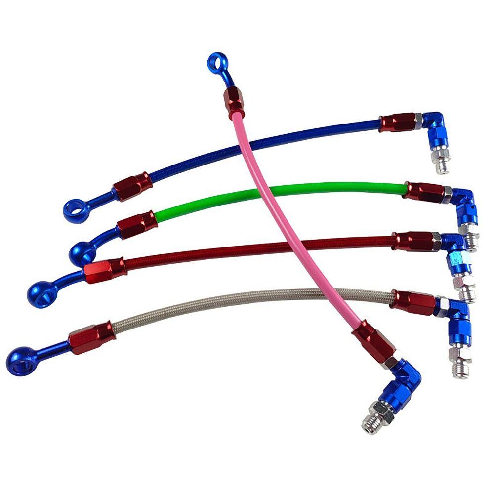 Retrofitting Brake Hose Line 90° Motorcycle Hydraulic Tube Useful Brake Oil Line  Universal