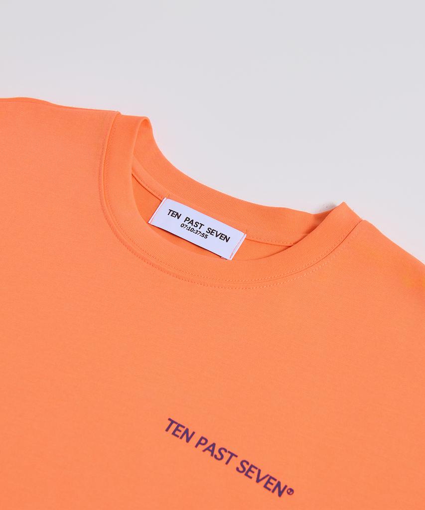 TEN PAST SEVEN Oversized T-Shirt - Orange