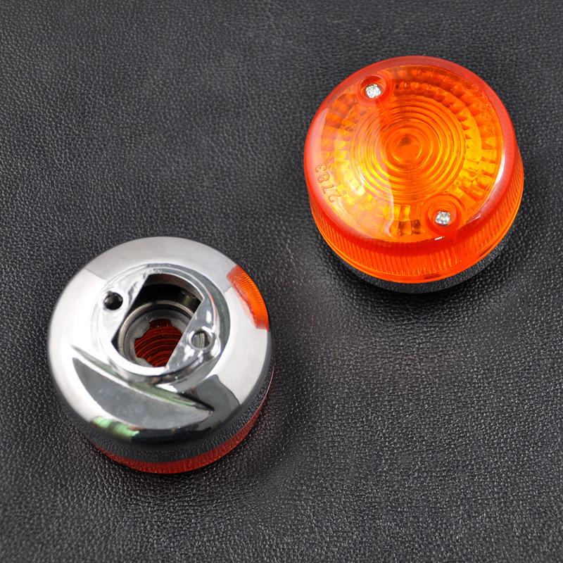 Motorcycle Front Turn Signal Light Cover For Honda C50 Lamps Without Wire