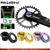 RISK Titanium Alloy Mountain Bicycle Crank Cap Fixing Crank Screw MTB Road Bike Crank Arm Cap Bottom Crank Bolt Locking Screw