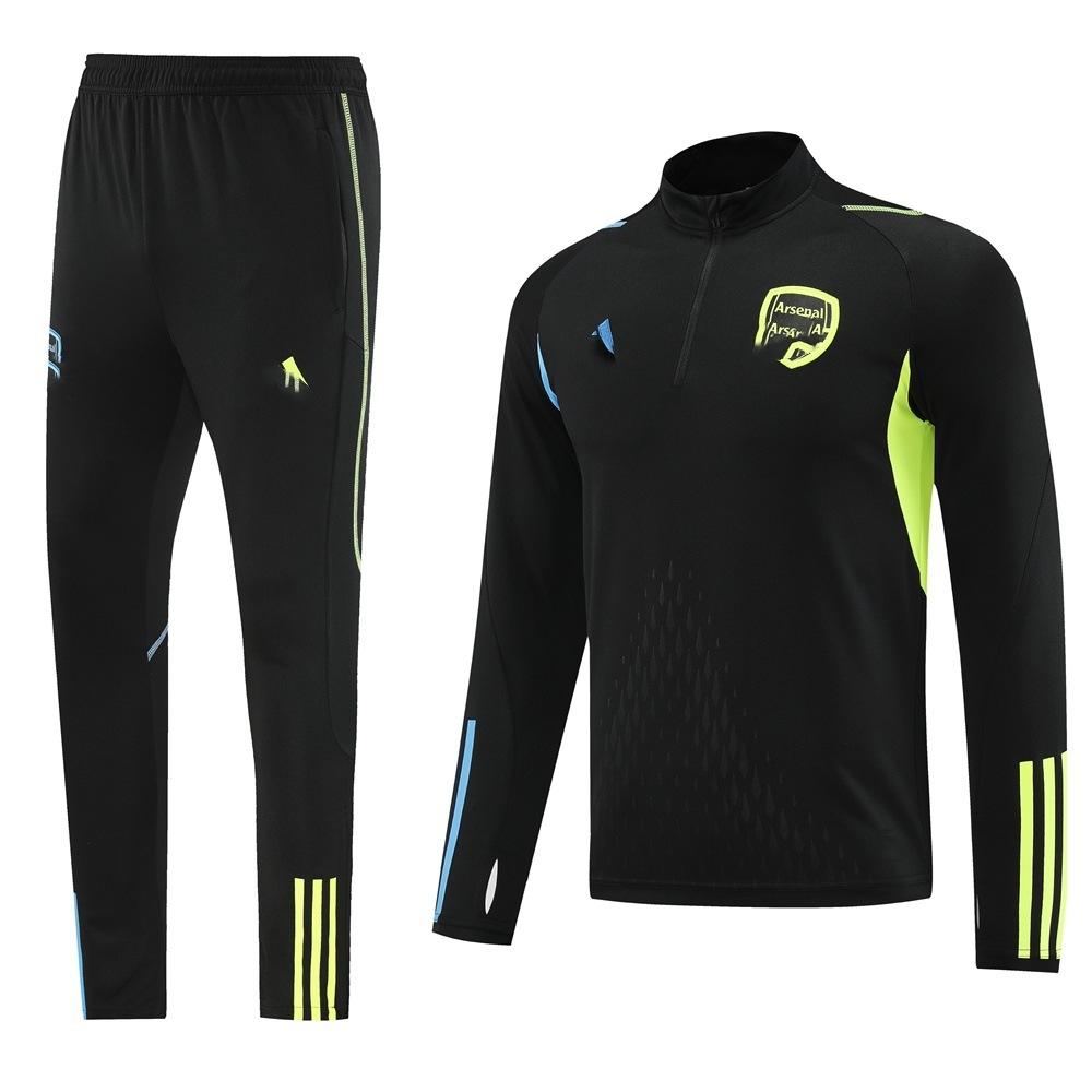 Half-Pull Long-Sleeved Set, Football Jersey, Training Jersey, Appearance Jersey, Casual, Breathable, Comfortable And Fashionable
