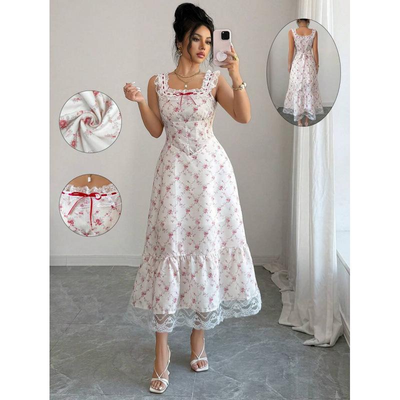 2026 summer new temperament elegant fashion casual retro simple high-end dress women S