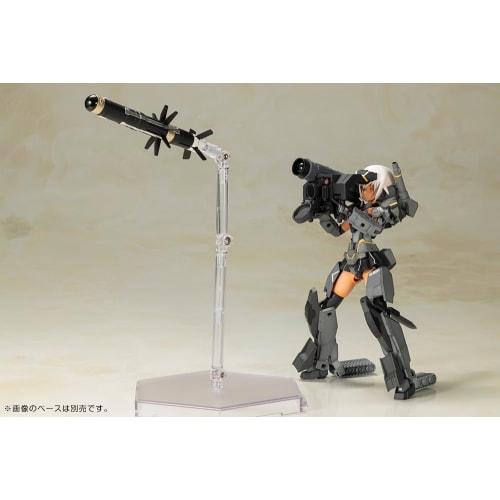 Kotobukiya Frame Arms Girl Gourai Kai Black with FGM148 Type Anti-Tank Missile, Approximately 160mm Tall, Non-Scale Plastic Model