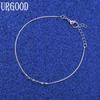 925 Sterling Silver Fashion Gift Snake Chain Bracelet Jewelry