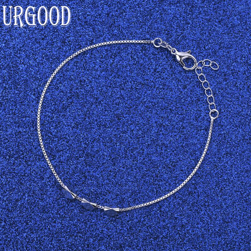925 Sterling Silver Fashion Gift Snake Chain Bracelet Jewelry