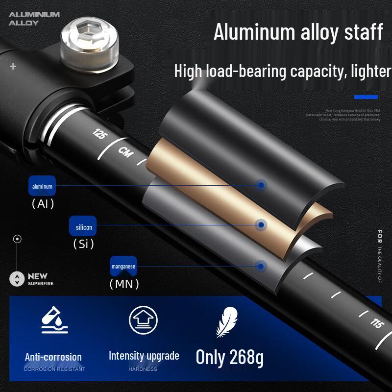 SupFire Folding Telescopic Trekking Pole