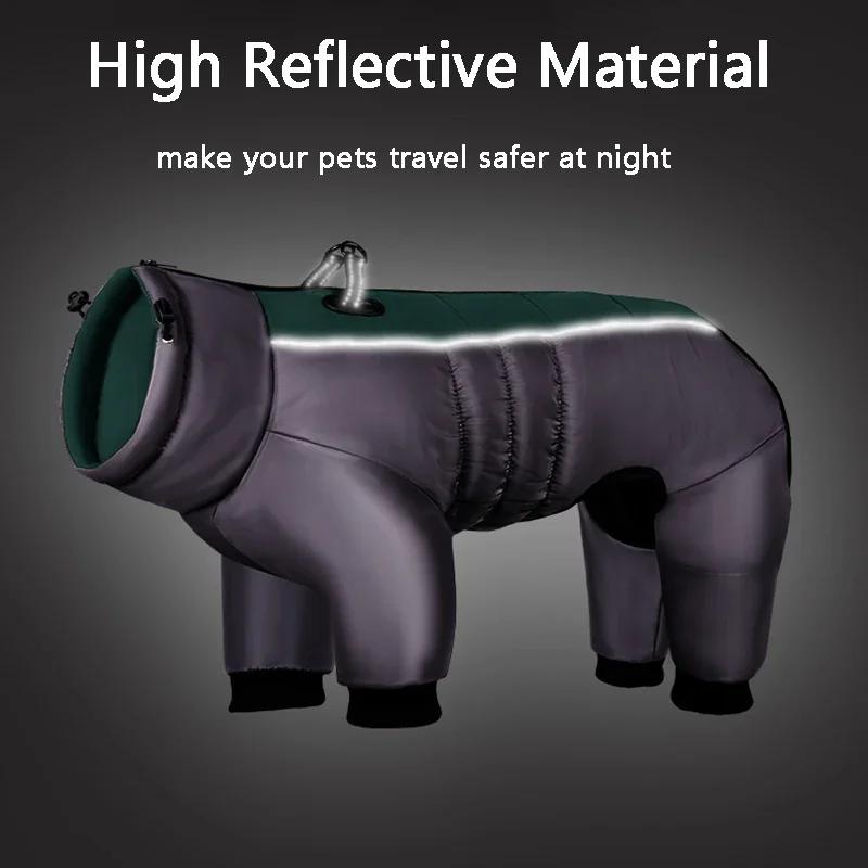 Autumn Winter Warm Thicken Pet Dog Cotton Clothing Waterproof Dog Clothes for Medium Dog Chihuahua French Bulldog Clothing