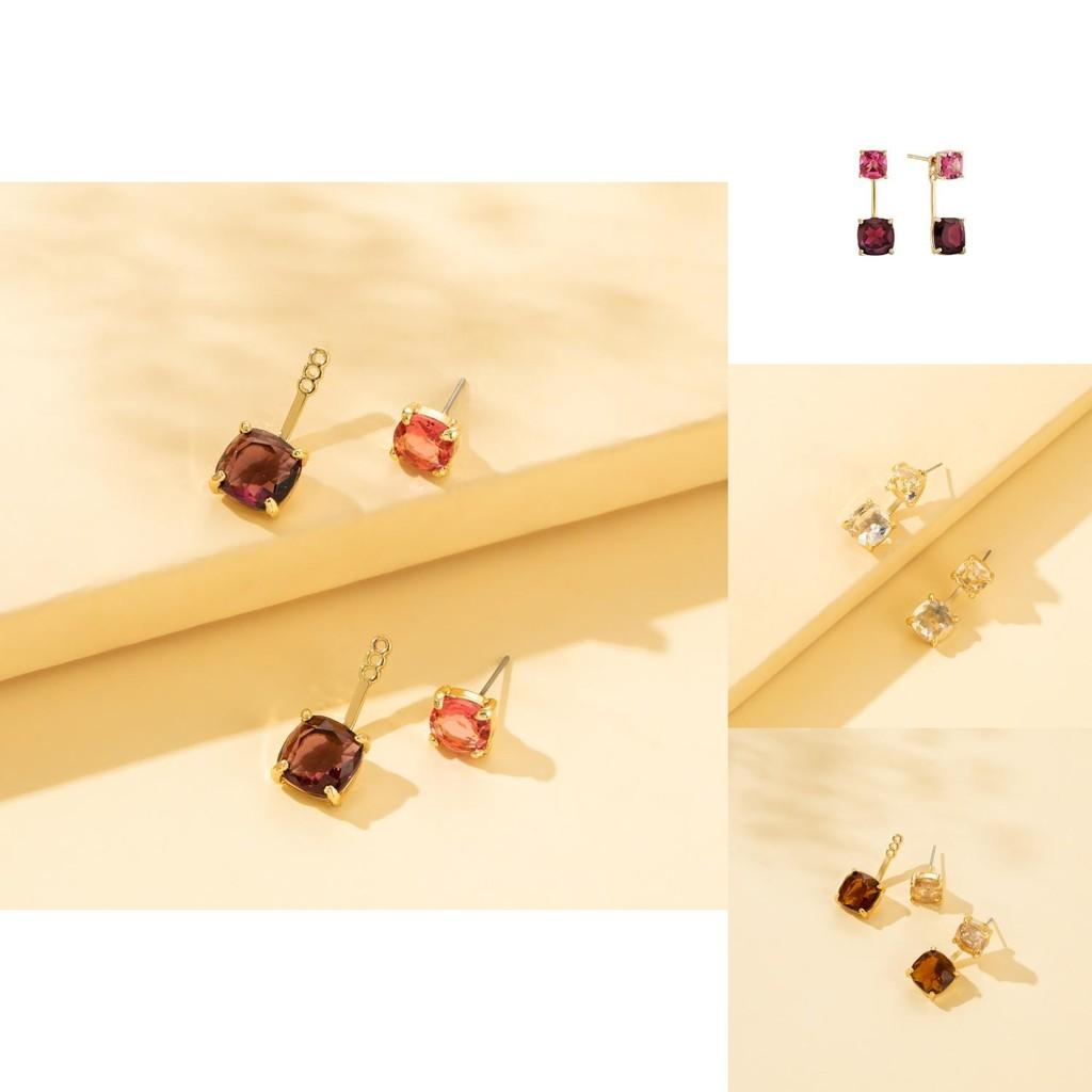 Classic Square Zircon Earrings For Women Elegant And Timeless Jewelry Piece