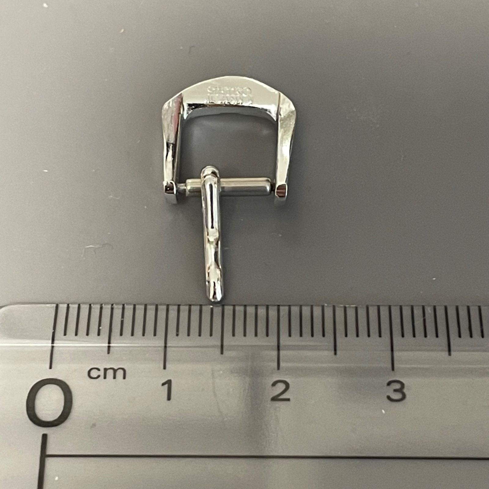 Used Seiko SEIKO Logo Buckle 9mm Silver Stainless Steel Dolce Spirit Alba ALBA Chariot Presage Solar Belt Replacement Pin Buckle Parts Silver 1 Piece