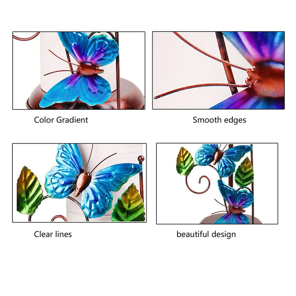 Creative Butterfly Iron Tissue Roll Stand Unique Butterfly Iron Paper Holder Home Decoration for Enhancing Home Decors