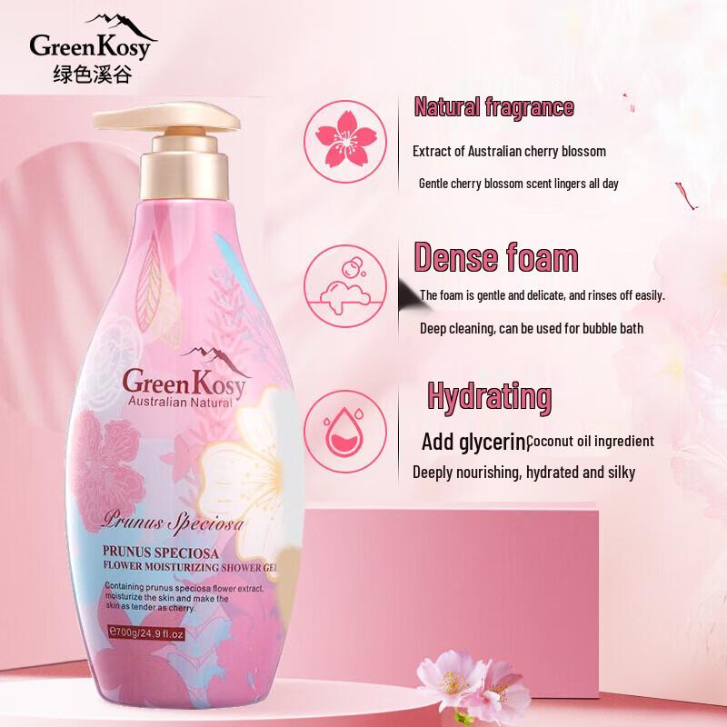 Green Valley Romantic Cherry Blossom Moisturizing Shower Gel