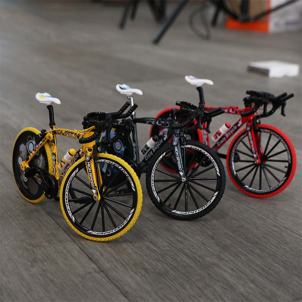 1:8 Scale Bicycle Model Toy Road Mountain Simulation Bike Children Adult Finger Mini Bike Kids Toy