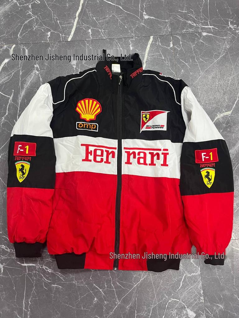 Export Gränsöverskridande Bästsäljare F1 Racing Motorcykeldräkt: Full brodyr, Ridkostym, Vinterkläder, Bomullsvadderad jacka.