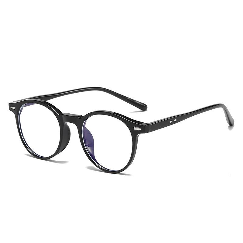 Fashion Transparent Round Frame Sunglasses for Women Casual Driving Outdoor Eyewear Men Plastic Ultralight UV400 Eyeglasses