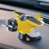 Rotating Airplane Car Solar Powered Dashboard Ornament Creative Interior Decoration Essential Car Decor Auto Dashboard Styling