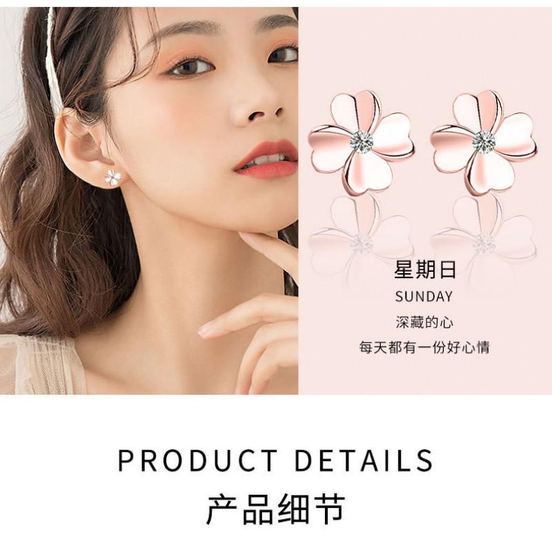 7-Day Earring Set Women Luxury Minimalist Stud Earrings Gift Box Valentine Birthday Present