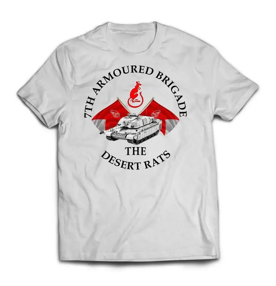 

7th Armoured Brigade The Desert Rats TShirt 100 Cotton ONeck Summer Short Sleeve Casual Mens Tshirt Size S3XL S