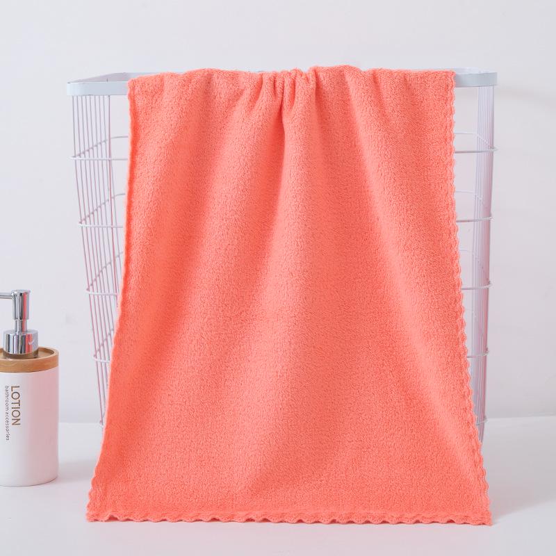 Coral Fleece Towel Set: Absorbent Bath & Face Towels with Customizable Gift Options