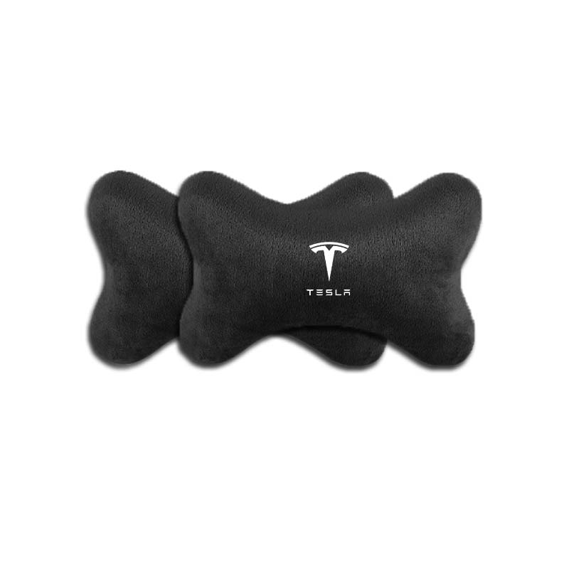 Tesla Model 3, S, X, Y models come with plush car seat neck pillows, soft memory neck pillows, and high-quality headrest support