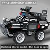 SWAT Armored Car Toys World War II Army Military Soldiers City Police Assembled Building Blocks Bricks Kids Car Enthusiasts Gift