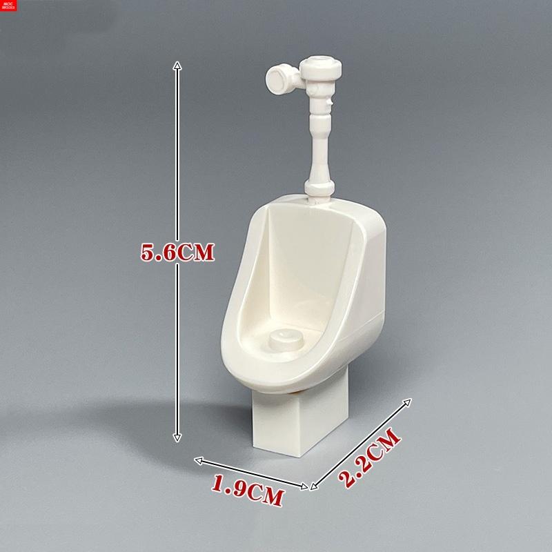 Ladrillos MOC Zombie Inodoro Lavabo Baño WC Muebles Figura de 4 cm Bloques de Construcción Juguetes para Niños Montar Ciudad Piezas DIY