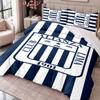 Alianza Lima 3Pcs Bedding Set Duvet Cover With Two Pillowcases For Bedroom Home Decoration