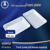 Square Fresh Produce Tray for Supermarket Use - Sizes 2618/2821/3025/3820, White