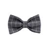 Gray Plaid Velvet Anti-Escape Dog Collar and Leash Set