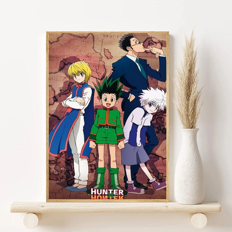 Anime H-Hunter X Hunter Poster HD Art Sticky Wall Waterproof Home Living Room Bedroom Bar Aesthetic Decoration