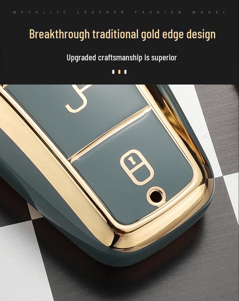 BYD Car Key Cover: Compatible with Qin PLUS, Tang DMI, Dolphin, E2, Song Pro, QinHan EV, E6, and Yuan Models.
