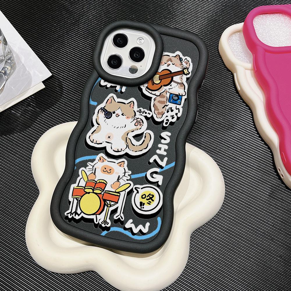Pouzdra na mobilní telefony pro iPhone 11 13 XR 15 Pro Max 12 14 Pro Max Pouzdro pro iPhone 16 7 Plus 8 Plus XS Max 15 Plus Macaron Cartoon Roztomilé proti pádům Voděodolné