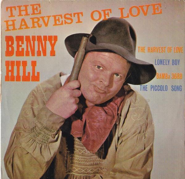 

7inch Record BENNY HILL - The Harvest Of Love NEP24174 Pye Records 1961 UK Pop Used