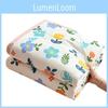 Printed Flower Rabbit Washed Cotton Summer Air Conditioner Quilt For Bedroom