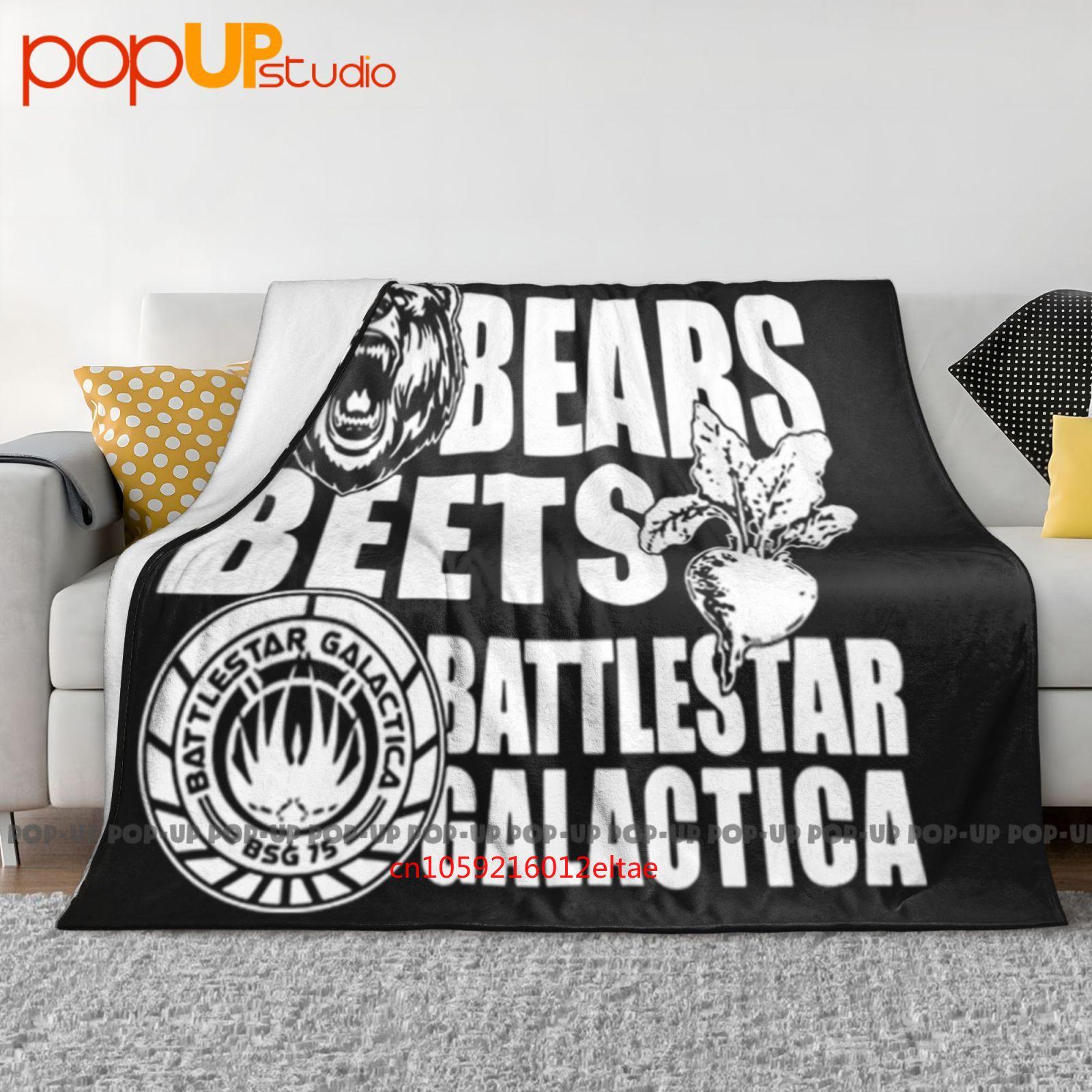 The Office Bears Beets Battlestar Galactica Ultra-Soft Blanket Quilt Winter Sofa Cover Bed Covers Size: 75*100cm, Weight: 230 GSM