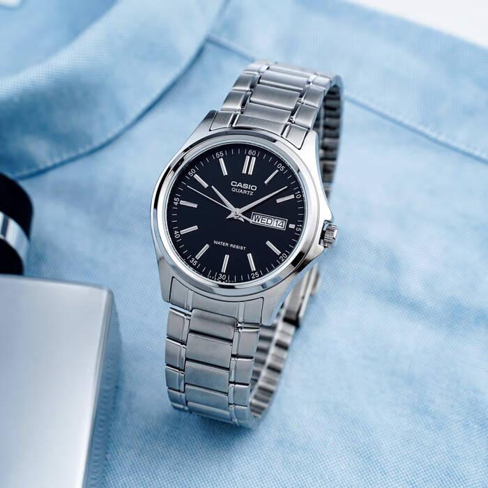 Ceas bărbătesc clasic Casio Mtp-1239D-1A - Multidata + Cutie