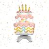 Birthday Party Balloon DIY Scene Layout Various Styles Birthday Cake Toy Decoration Creative Inflatable Cartoon Aluminum Foil Balloon Party