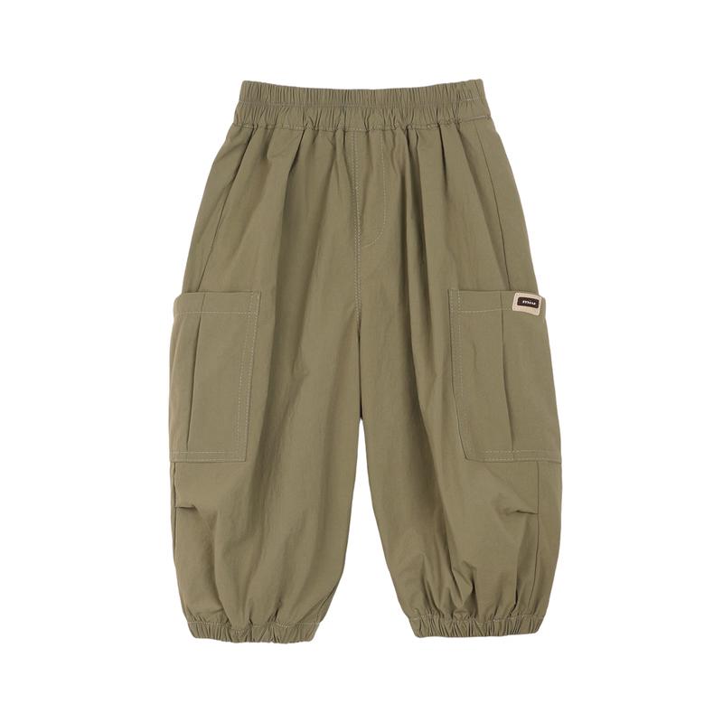 LUSON Little O'Dad Boys' 2025 Spring/Autumn Casual Cargo Pants
