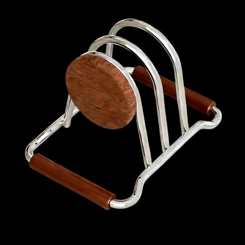 Retro Style Kitchen Pot Lid & Cutting Board Holder