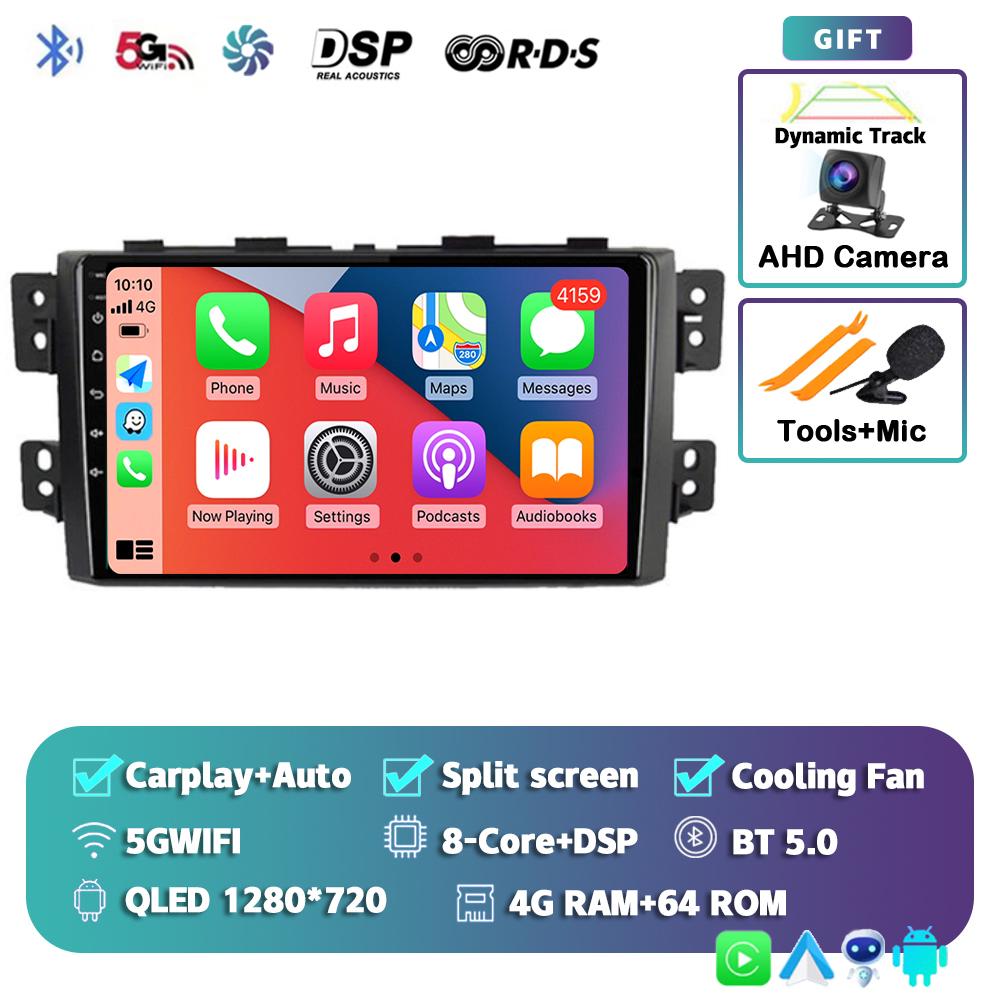 Android 14 Carplay Car Radio For Kia Borrego Mohave 2008 - 2012 Multimedia Video Player Navigation BT Stereo AI Voice 360 Camera