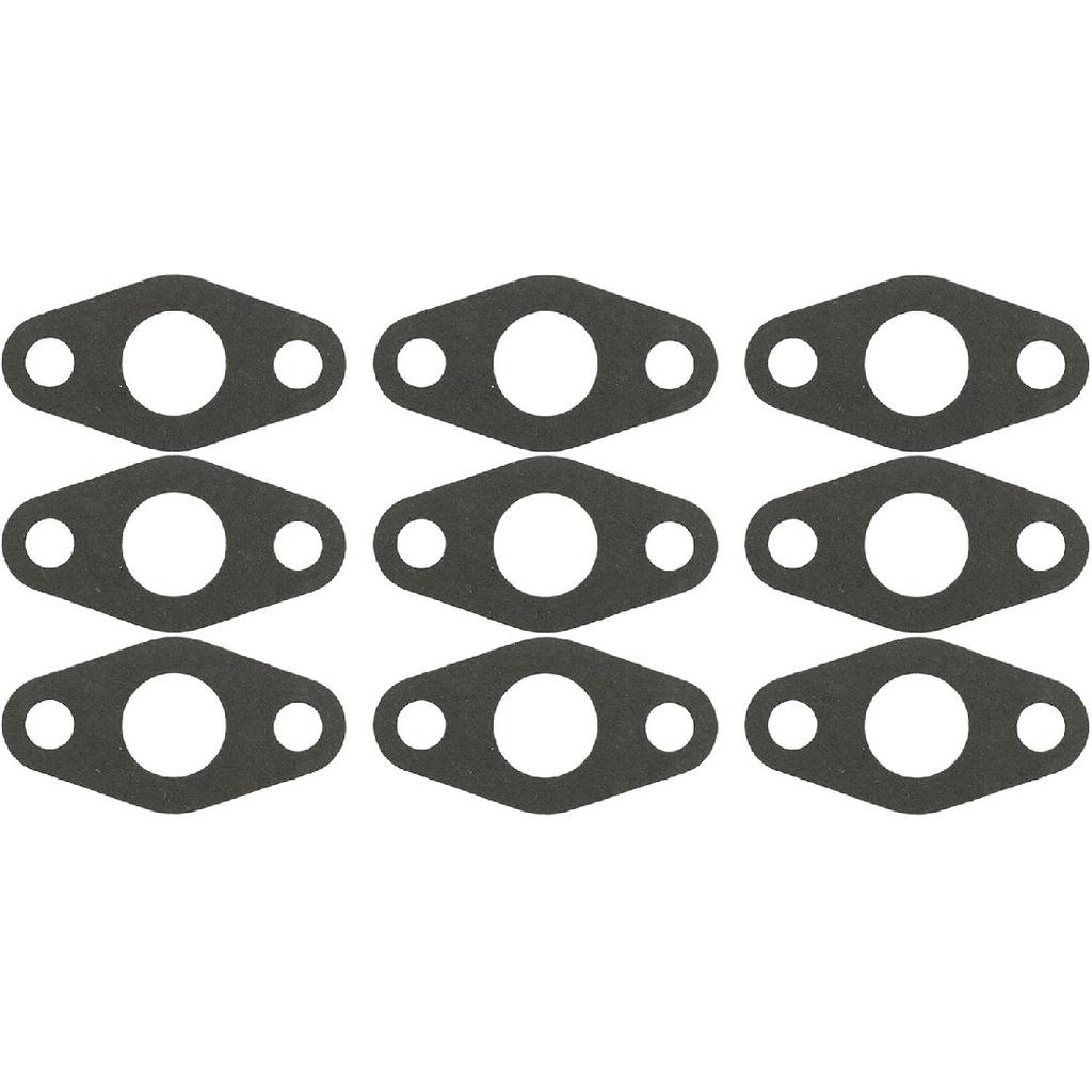 Tyenaza 10Pcs Turbo Gasket, Turbo Oil Drain Return Gasket Excellent Sealing Paper High Toughness Oil Drain Gaskets for T3 T4 Turbocharger