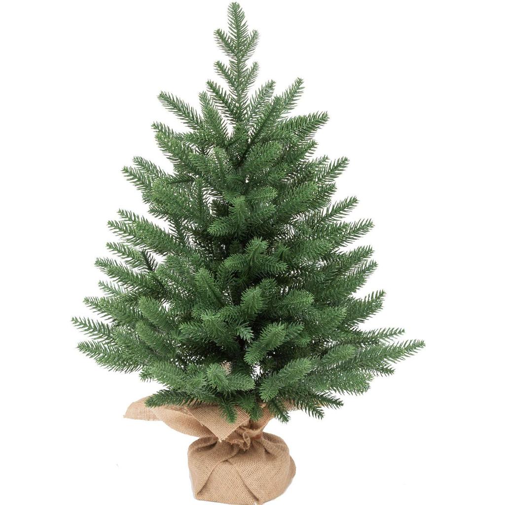 2025 Eco-Friendly Christmas Tree 60cm with Burlap Base
