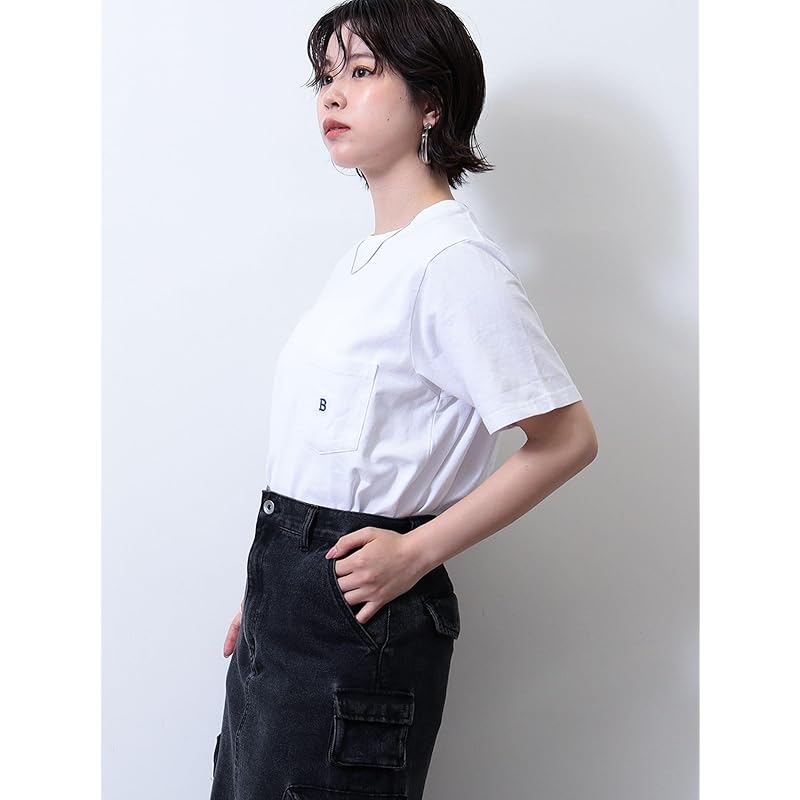 [Beams] S/S TEE B logo pocket T-shirt men's NAVY M 11041320803