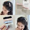 Women' Hair Accessory 2pcs for Detangling Hair Hair Clip for Sideburns Women's Hair Clip Inverted Comb with Anti-slip Function Hair Comb Jewelry