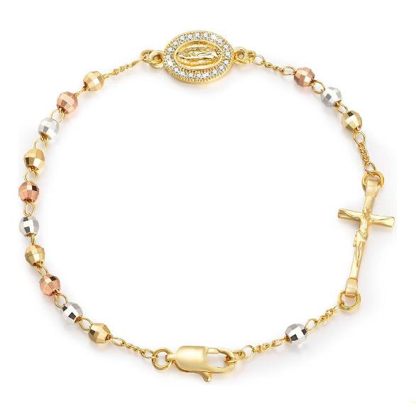 Catlica Bracelet for Women, 14 Karat Gold