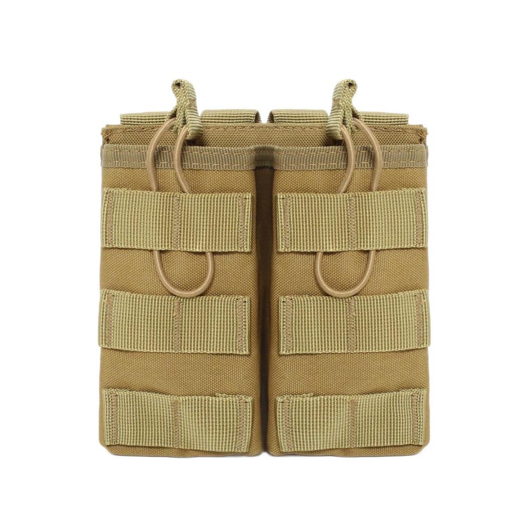 Tactical M4 MOLLE Magazine Pouch: Multifunctional Crossbody Bag with Power Bank Sleeve for Outdoor Sports Enthusiasts.