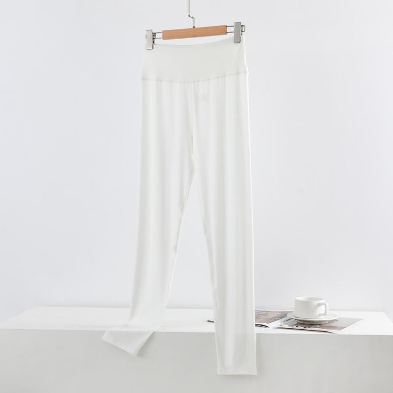 High-Waisted Modal Pants for Women - Loose, Seamless, Plus Size, Perfect for Spring and Autumn