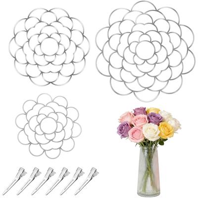 Flower Arrangement Holder,Metal Floral Grid Used for Vase Flower Arrangement Art Wire Frog Insert for Vase Stems Bouquets Plant